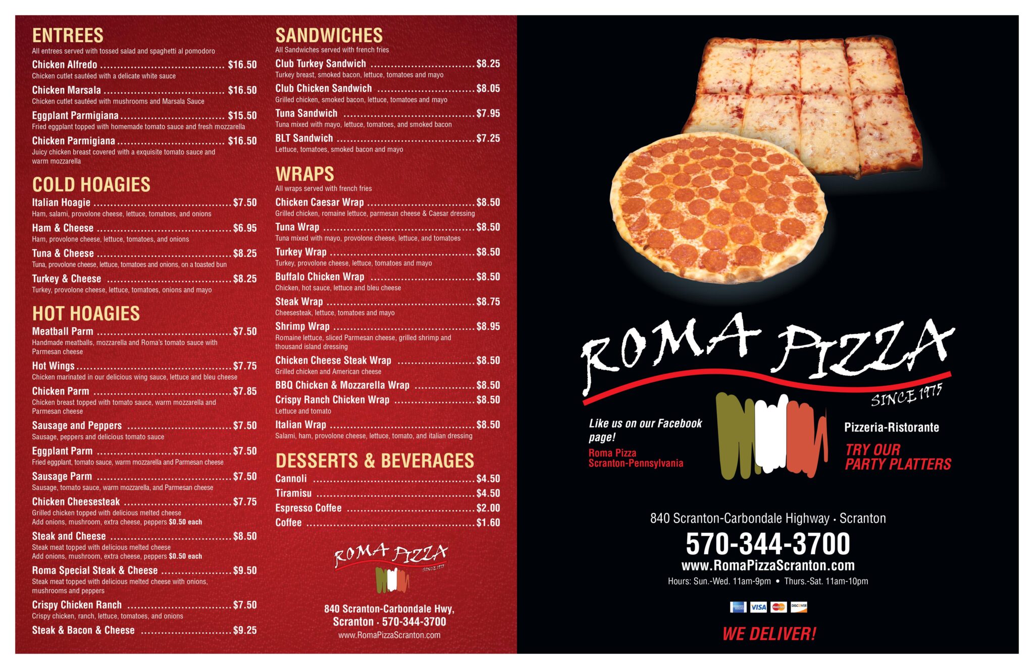 Pizza Roma Menu: A Comprehensive Guide to a Slice of Heaven | Paraiso ...